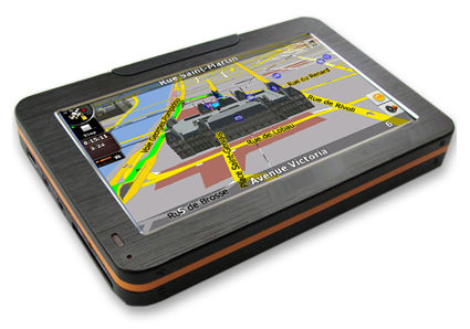 4.3 ιντσών φορητό GPS πλοήγηση αυτοκινήτου V4302 με Bluetooth και AV-IN